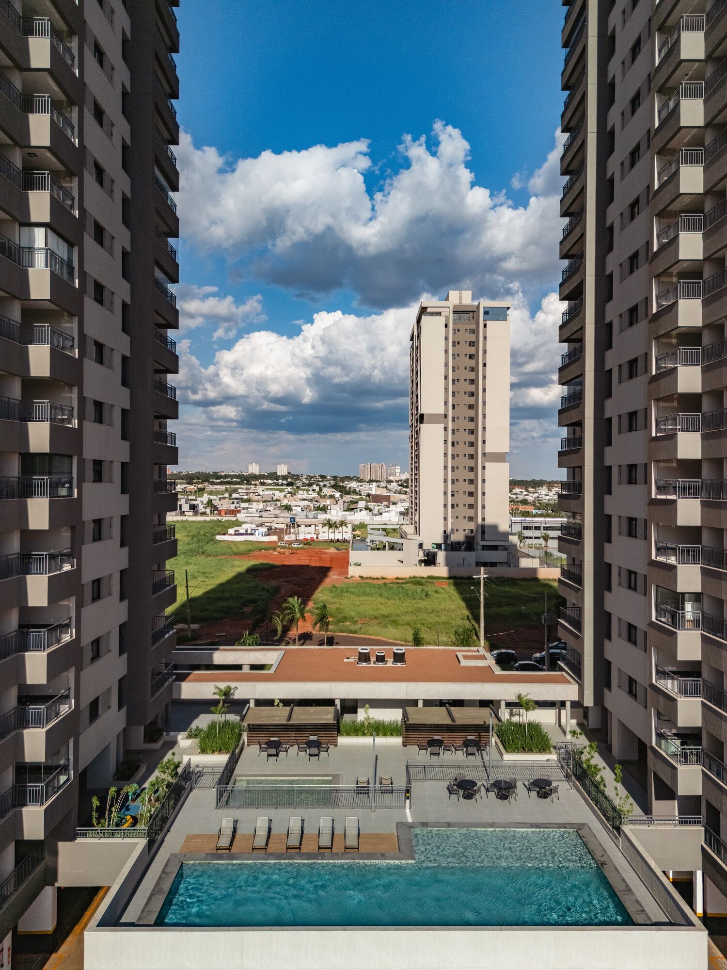 Vista do Chess entre as torres